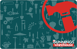 Bunnings Warehouse Geschenkkarte Australien