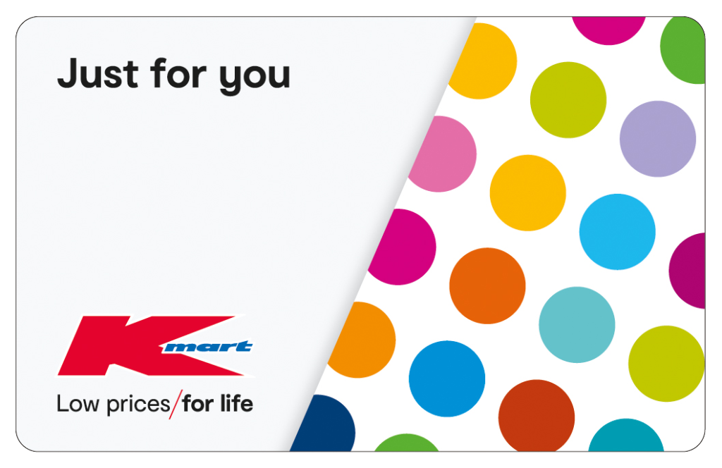Kmart 기프트 카드 호주